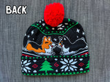 Special Knitted Christmas Corgi BEANIE HAT [Limited Edition]