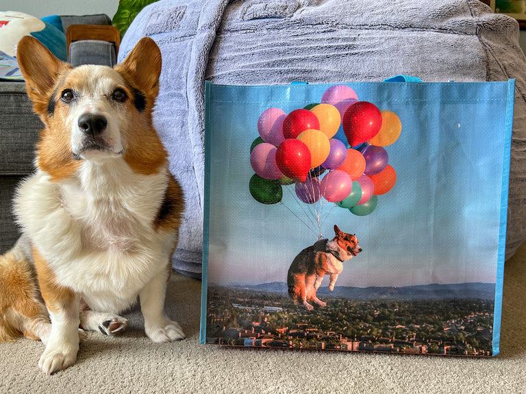 Jumbo Corgi Reusable Shopping Bag