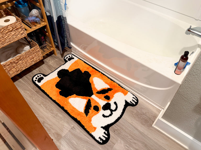 Special Tufted Splooting Corgi Rug [Limited Edition]