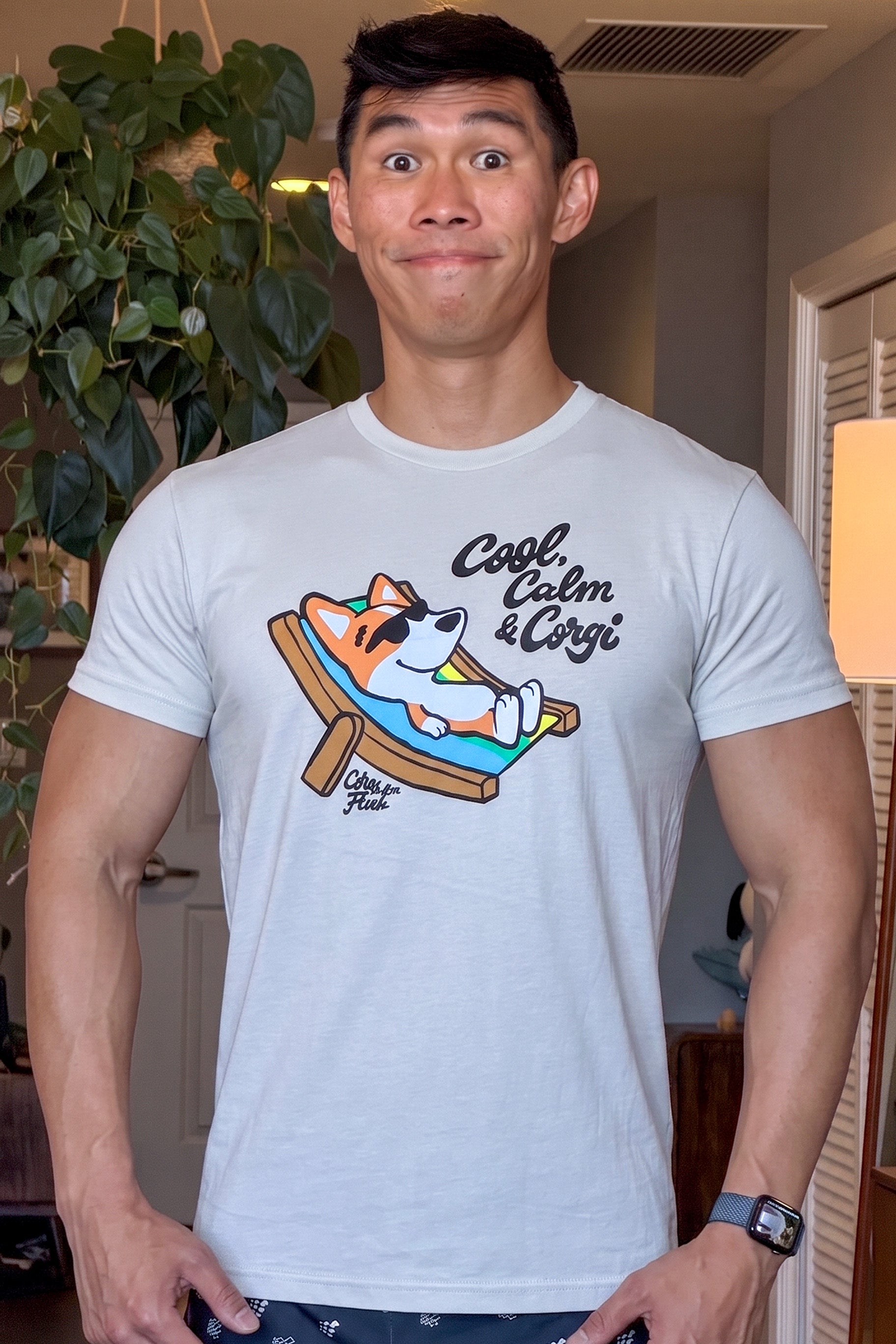 Cool, Calm & Corgi Premium T-Shirt