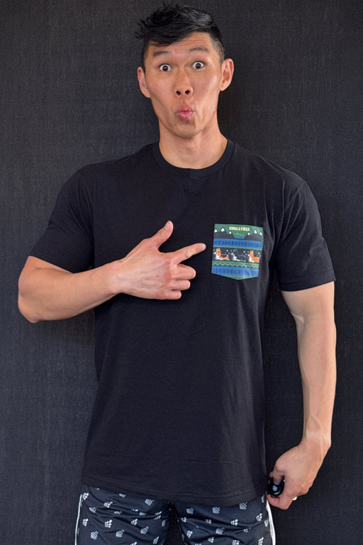 Corgi Wilderness Premium Pocket T-Shirt