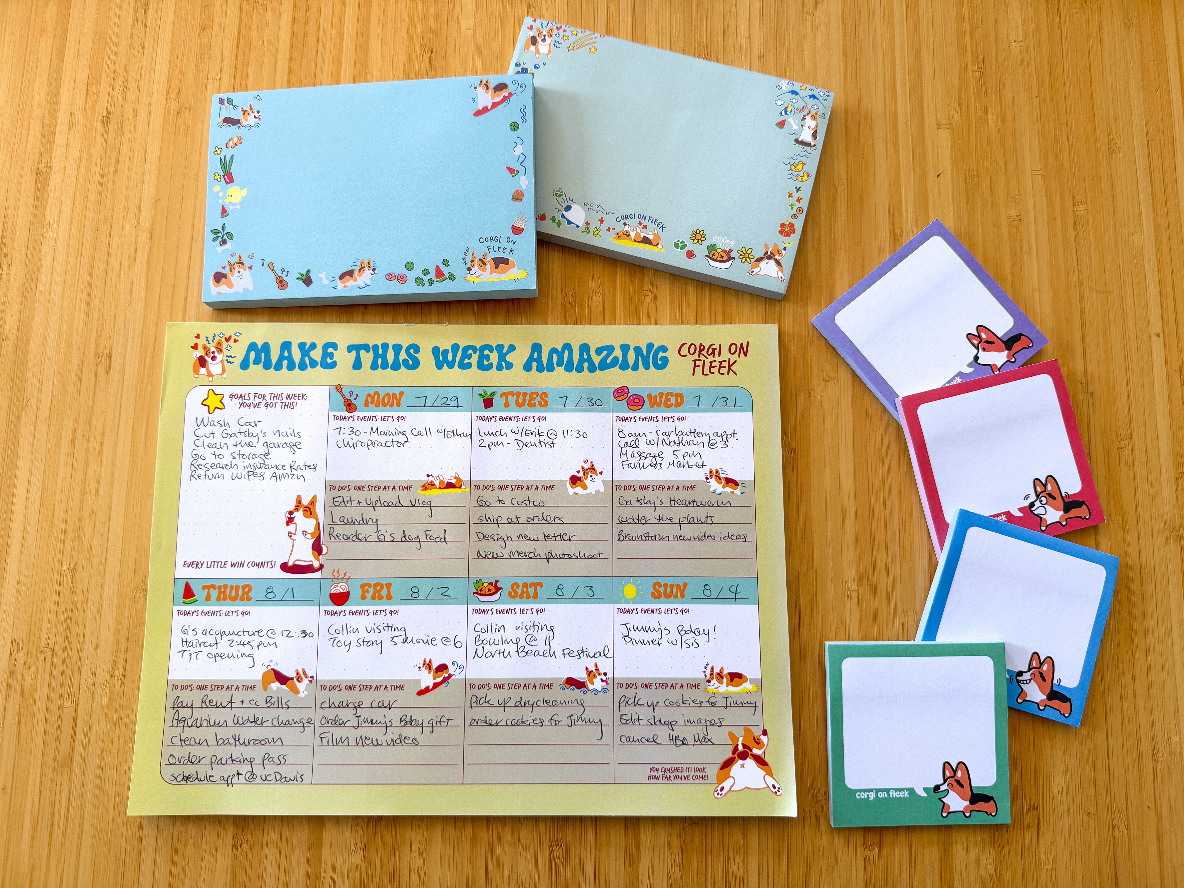 Corgi Stationery Bundle (Save 15%)