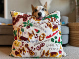 Christmas Embroidered Cushions Bundle