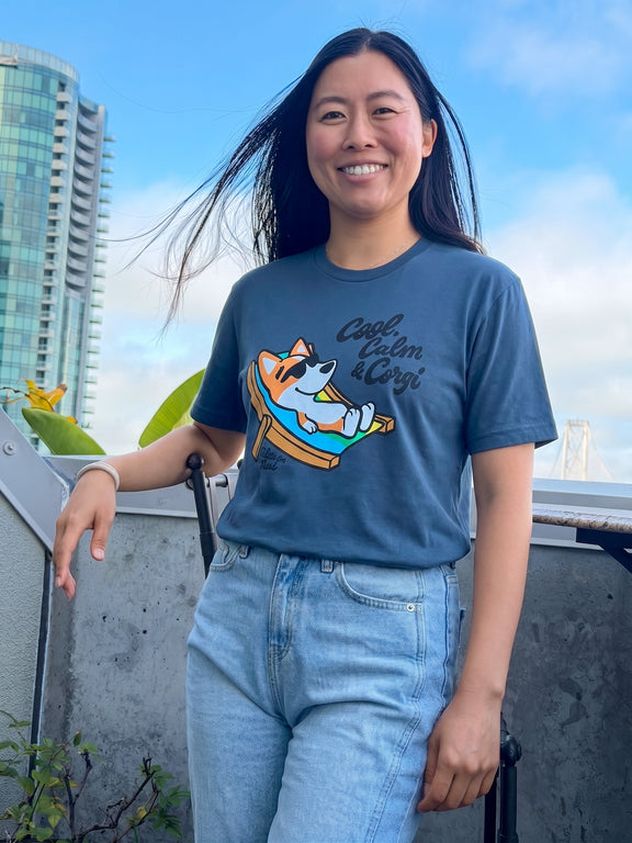 Cool, Calm & Corgi Premium T-Shirt