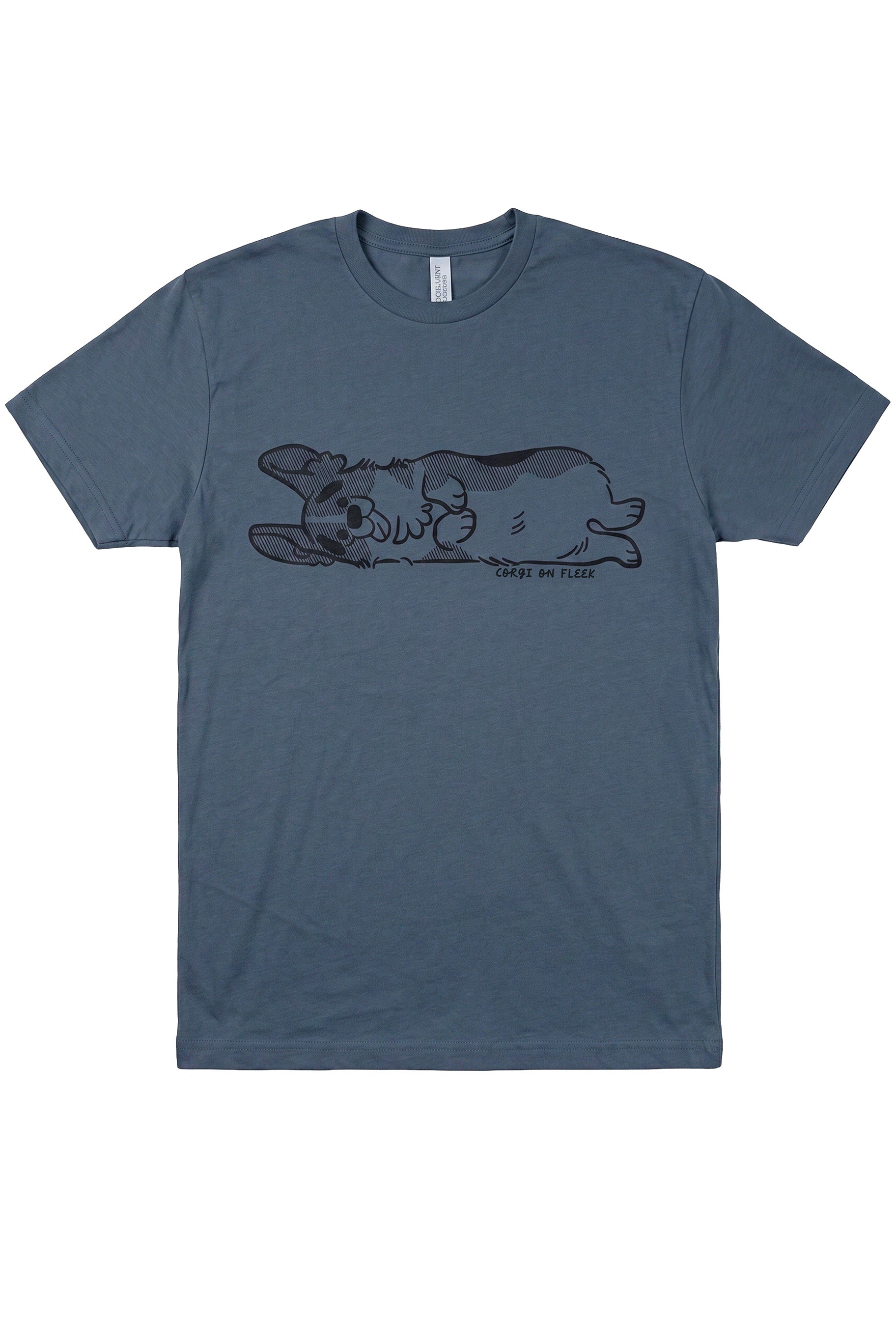 Sideways Corgi Premium T-Shirt