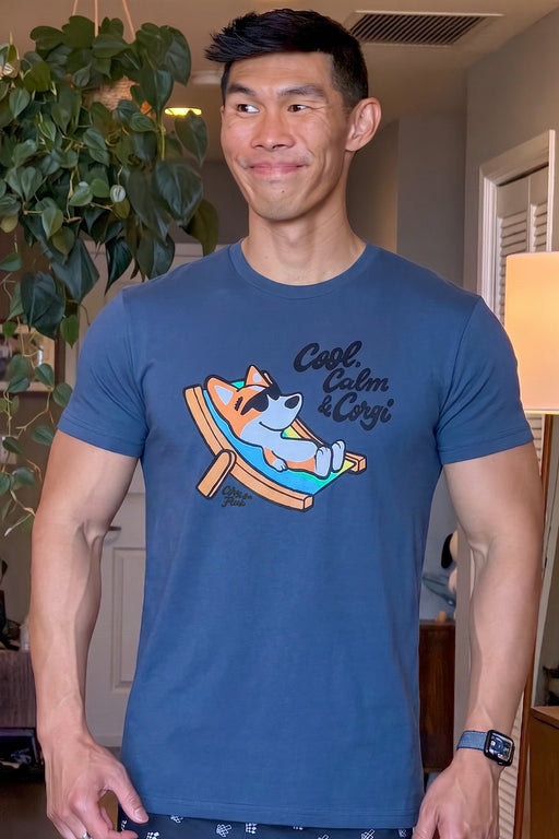 Cool, Calm & Corgi Premium T-Shirt