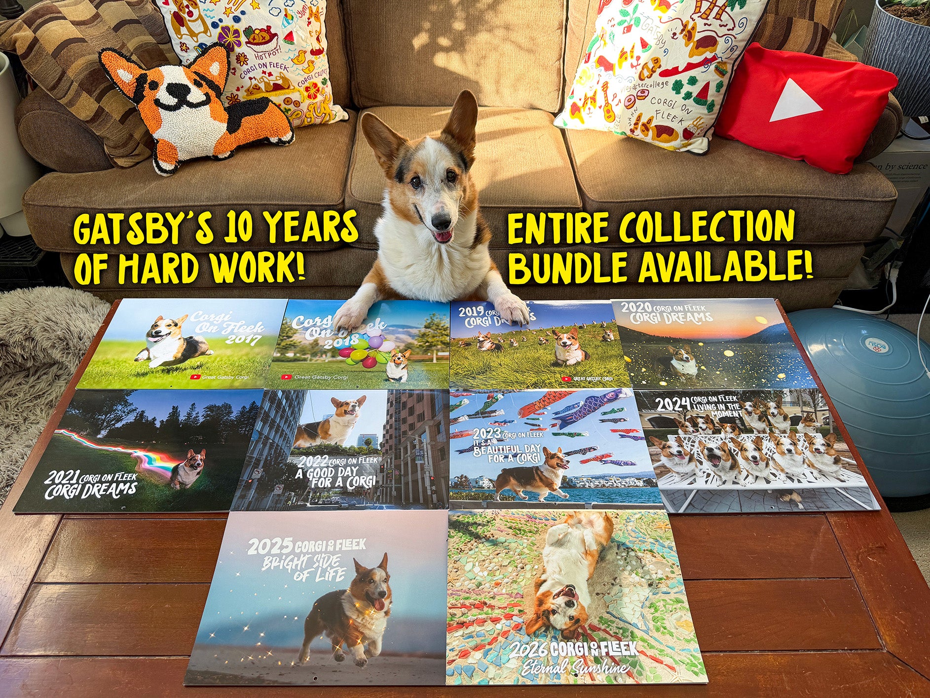 *New* Corgi On Fleek 2026 Calendar - Eternal Sunshine