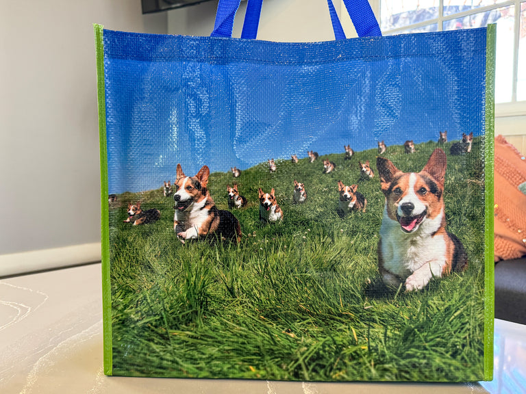 Jumbo Corgi Reusable Shopping Bag