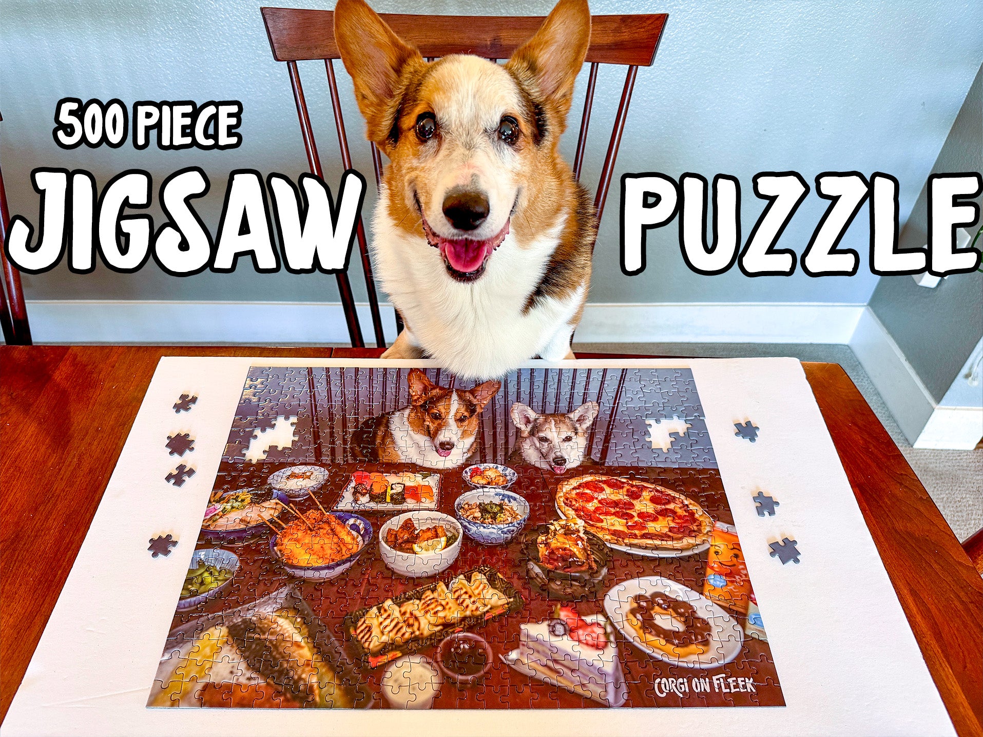 Corgi Jigsaw Puzzle 500 Pieces [Limited Edition] – Corgi On Fleek