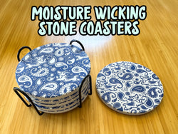 Premium Corgi Coasters - Moisture-Wicking Stone