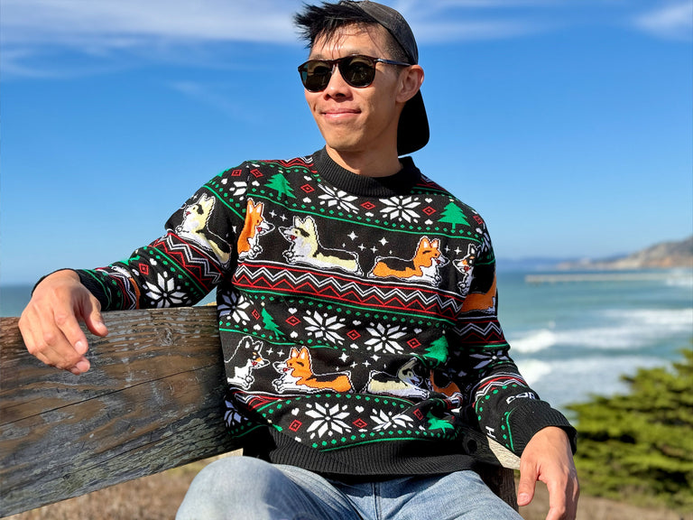 Special Knitted Corgi Ugly Christmas Sweater [Limited Edition]