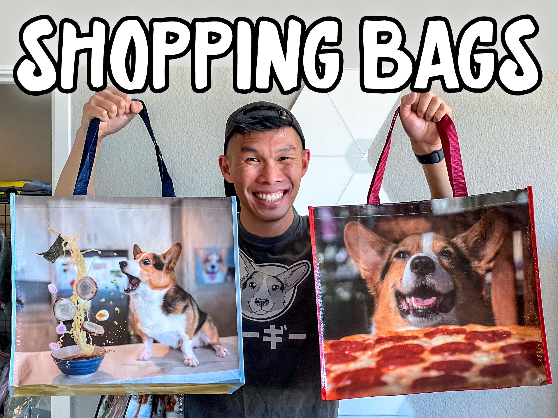 Jumbo Corgi Reusable Shopping Bag