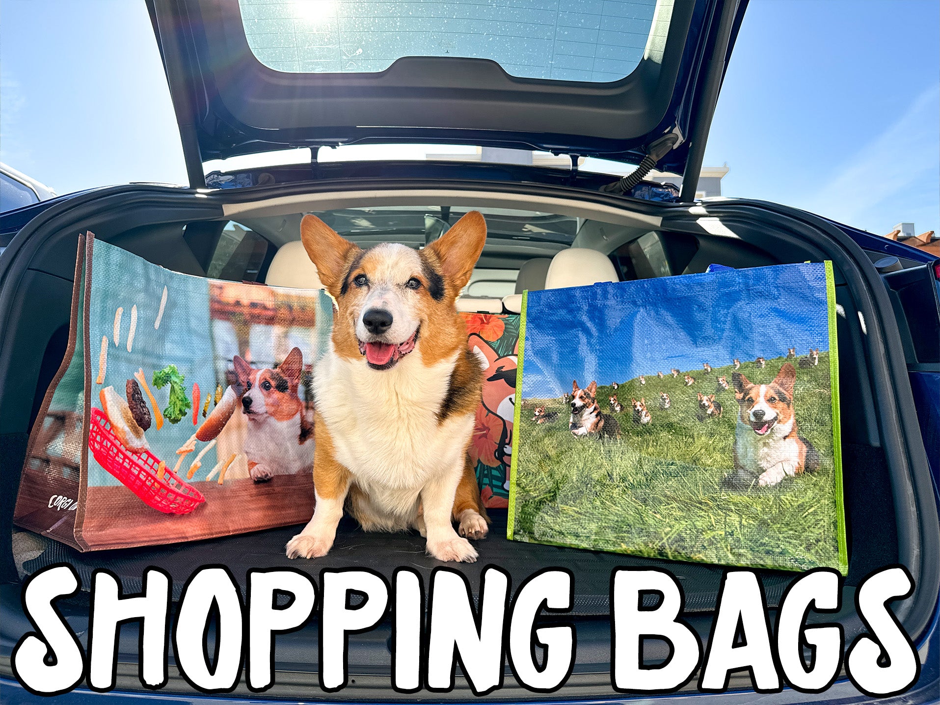 Jumbo Corgi Reusable Shopping Bag – Corgi On Fleek