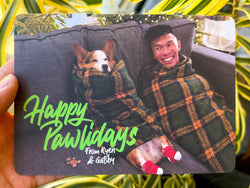 2025 Christmas Card from Ryen & Gatsby