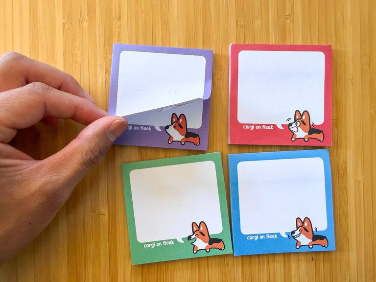 CORG-emotions Sticky Notes - 4 Pack