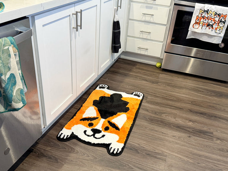 Special Tufted Splooting Corgi Rug [Limited Edition]