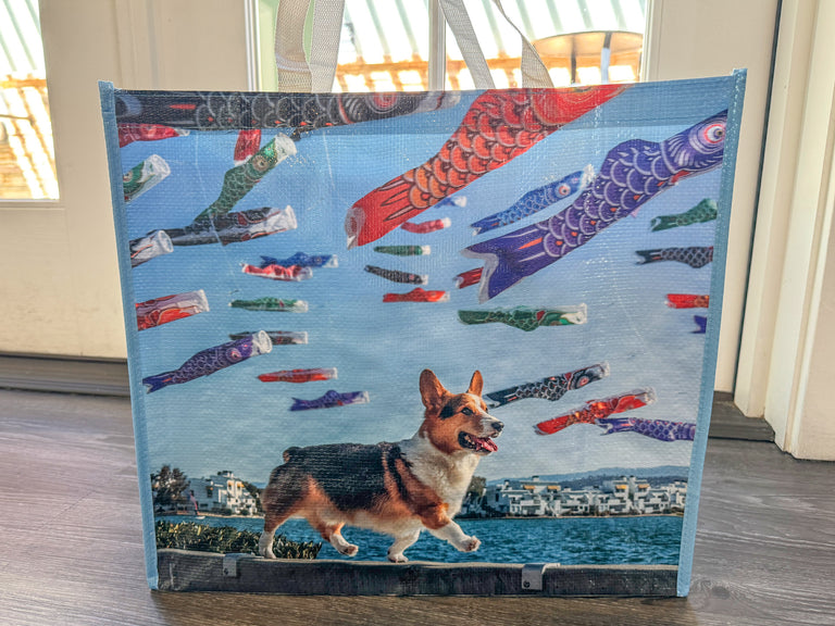 Jumbo Corgi Reusable Shopping Bag
