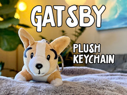 Official Gatsby Corgi Plush Keychain