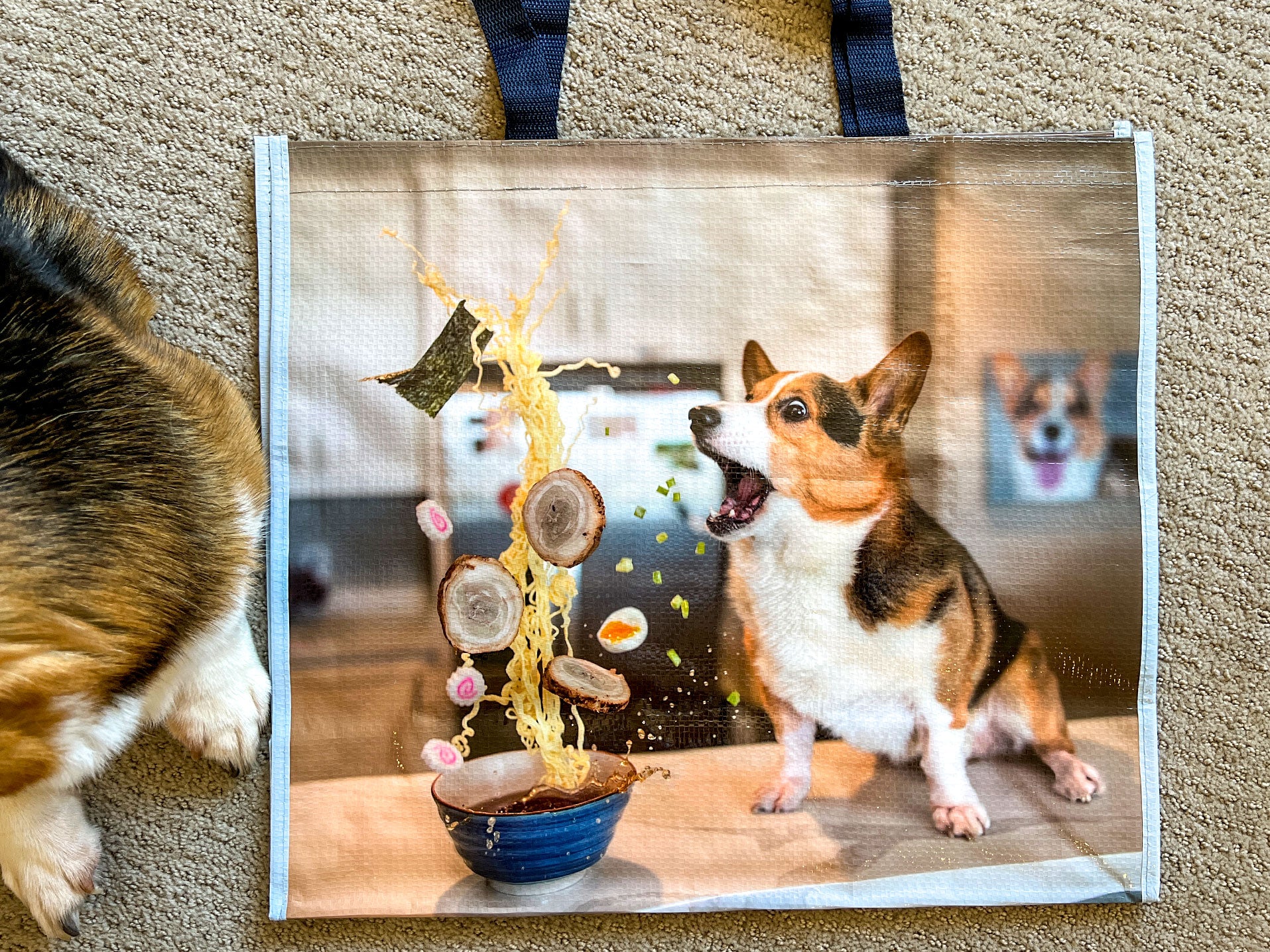Jumbo Corgi Reusable Shopping Bag