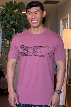 Sideways Corgi Premium T-Shirt