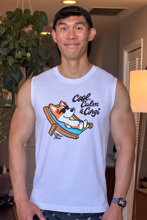 Cool, Calm & Corgi Premium T-Shirt