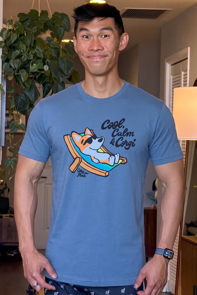 Cool, Calm & Corgi Premium T-Shirt