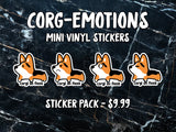 CORG-Emotions Mini Vinyl Stickers