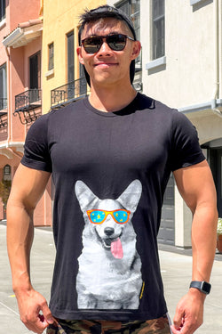 Premium Gatsby Corgi T-shirt [Limited Edition]