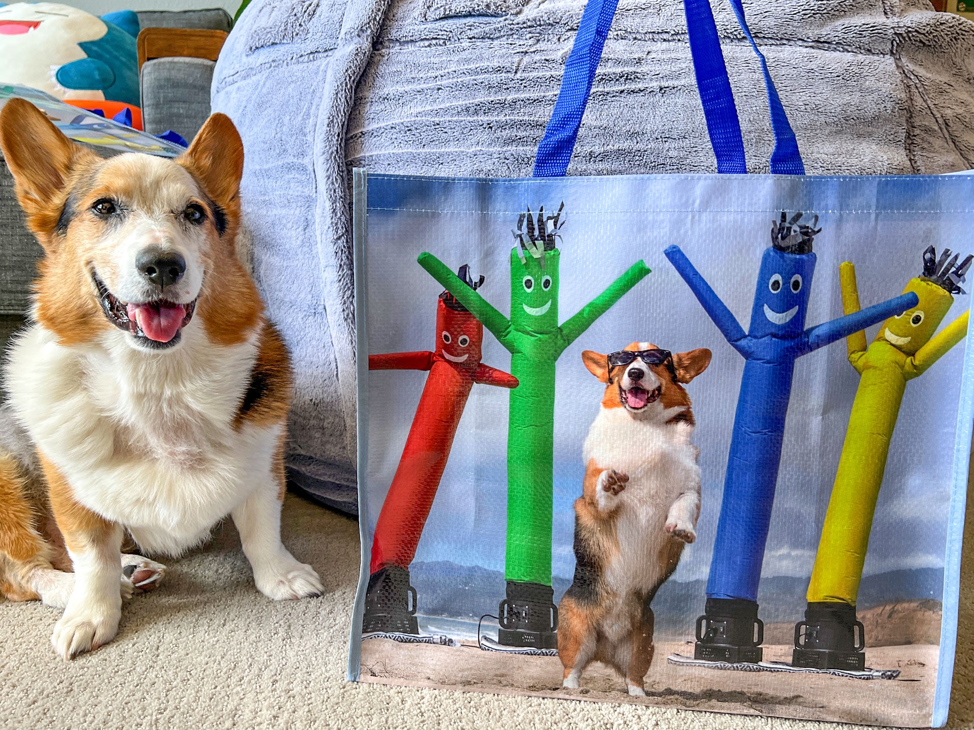 Jumbo Corgi Reusable Shopping Bag – Corgi On Fleek
