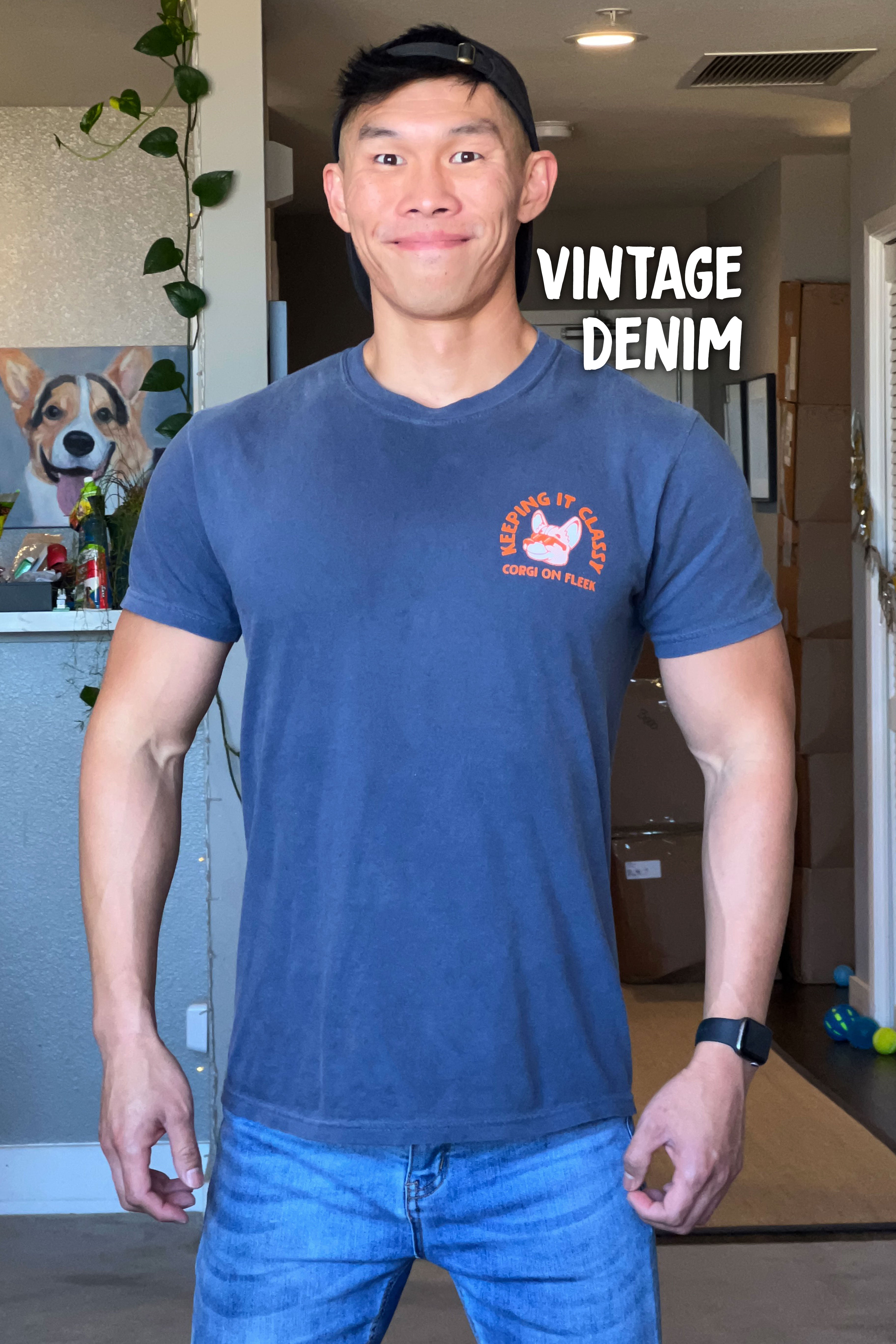 "Keeping It Classy" Corgi Premium T-shirt