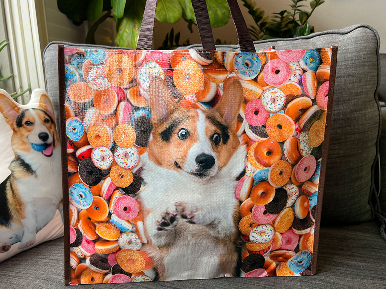 Jumbo Corgi Reusable Shopping Bag