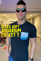 Ultra Soft Corgi Aquarium Pocket T-shirt