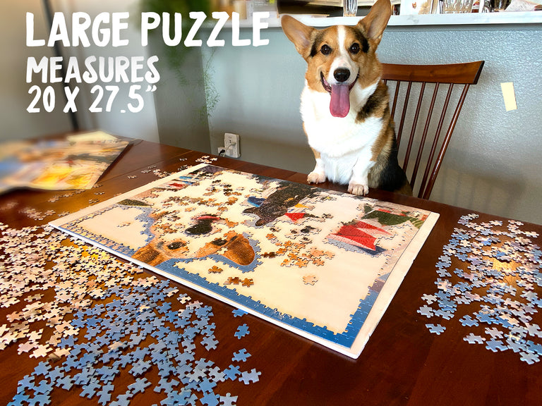 Corgi Jigsaw Puzzle 1000 Pieces [Limited Edition]