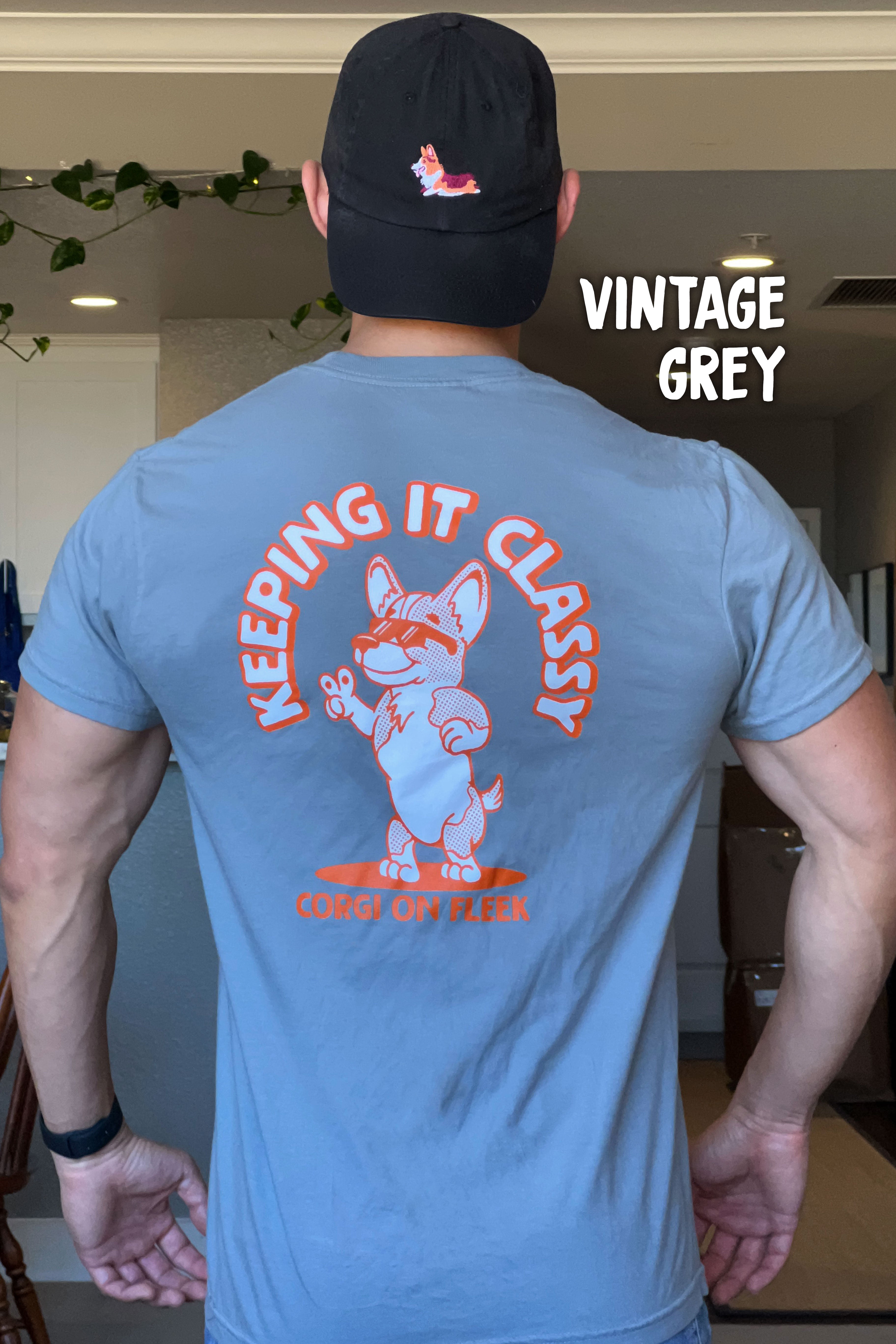 "Keeping It Classy" Corgi Premium T-shirt