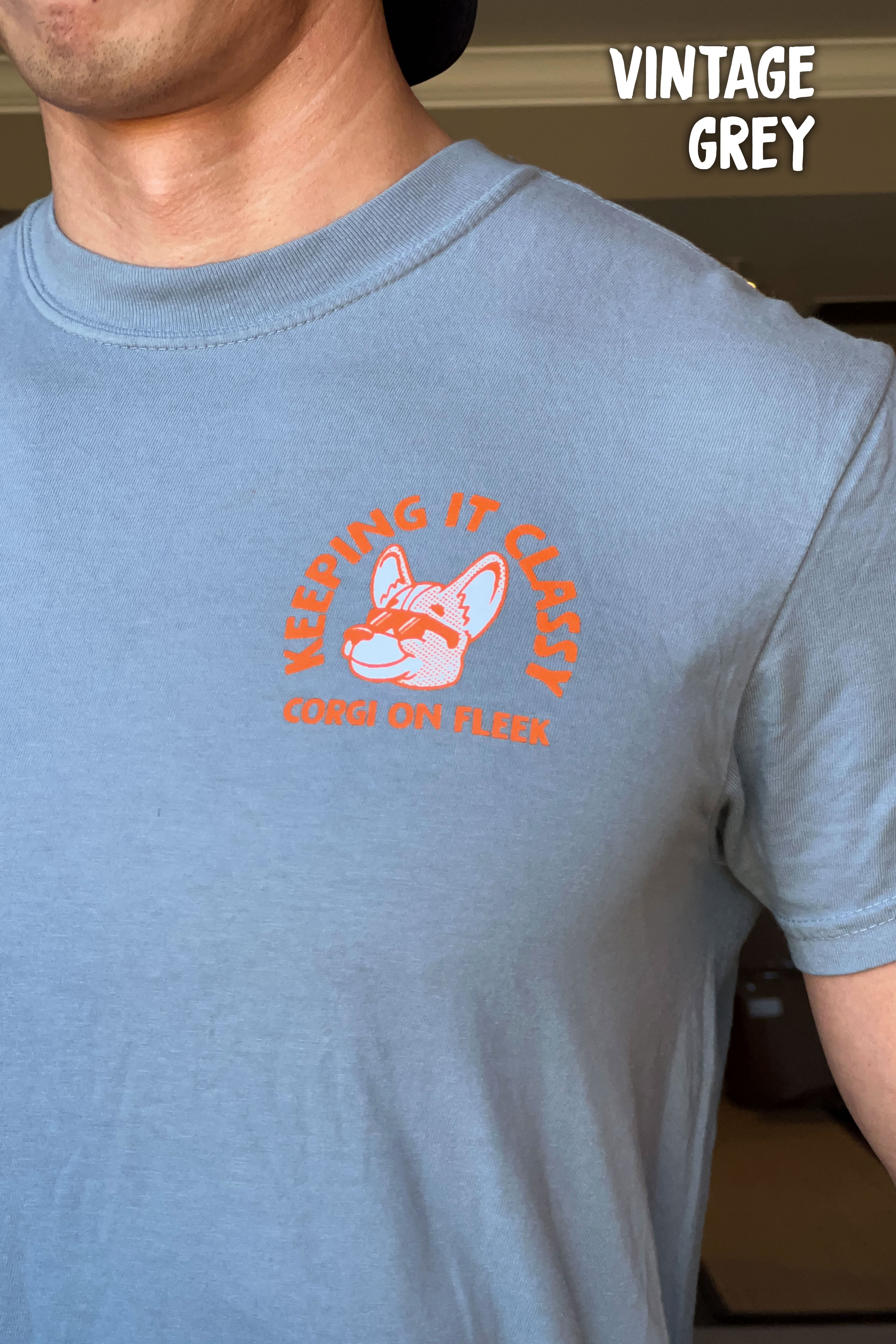 "Keeping It Classy" Corgi Premium T-shirt