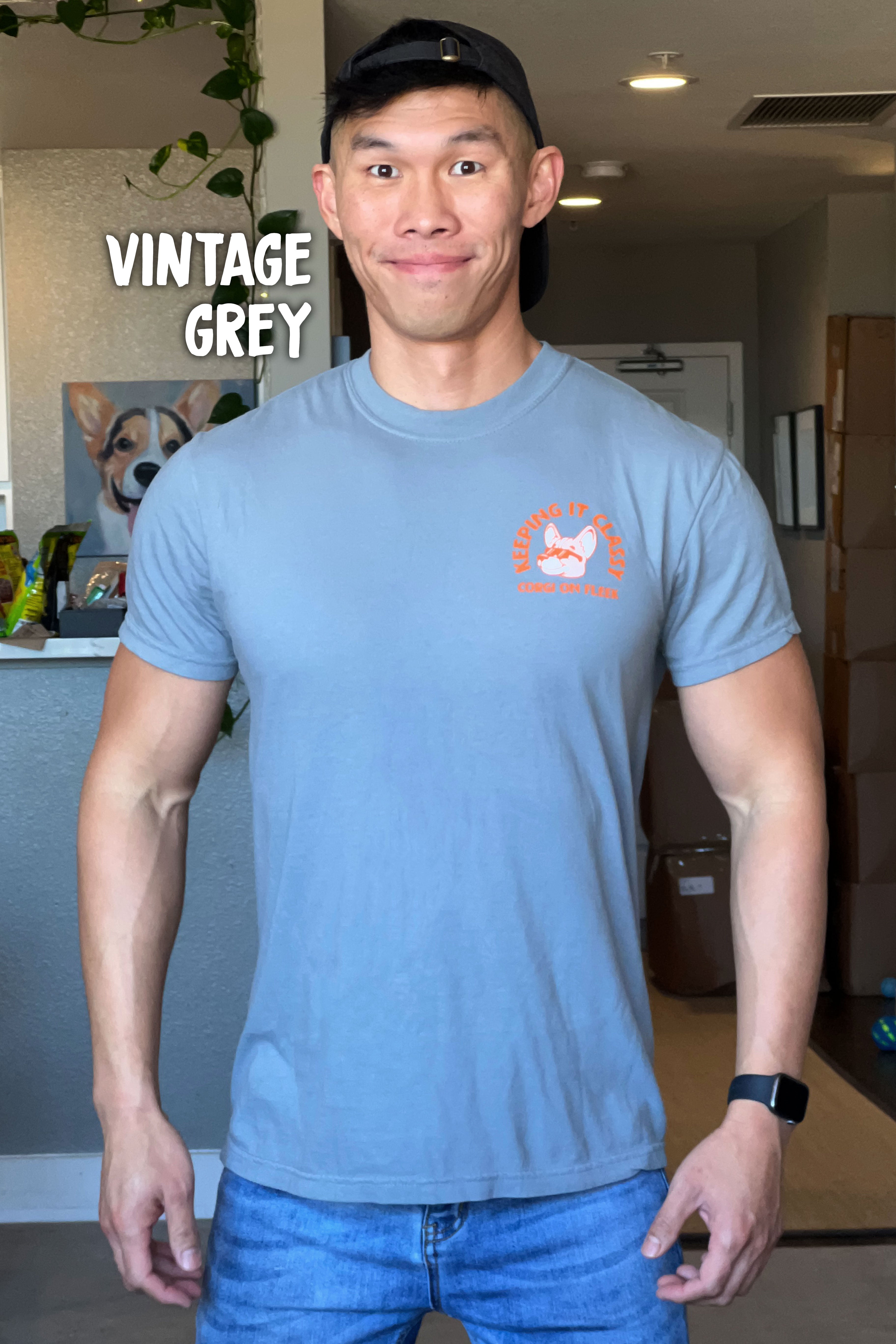 "Keeping It Classy" Corgi Premium T-shirt