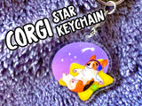 Corgi STAR Acrylic Keychain