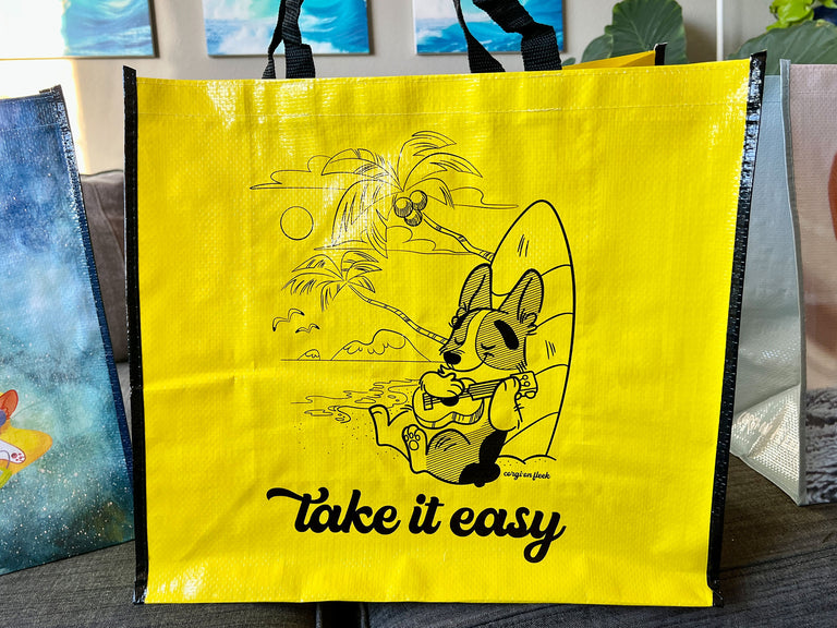 Jumbo Corgi Reusable Shopping Bag
