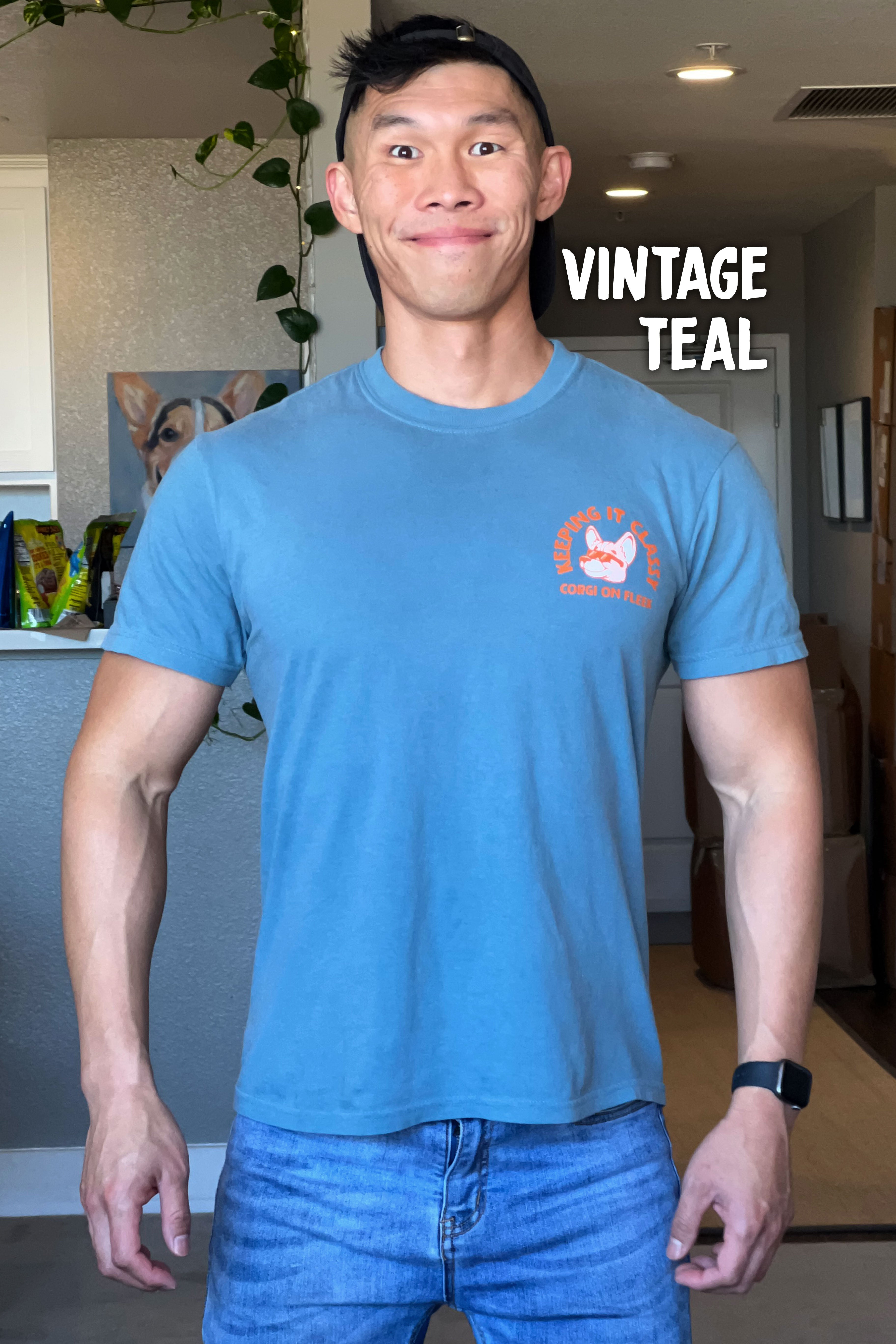 "Keeping It Classy" Corgi Premium T-shirt