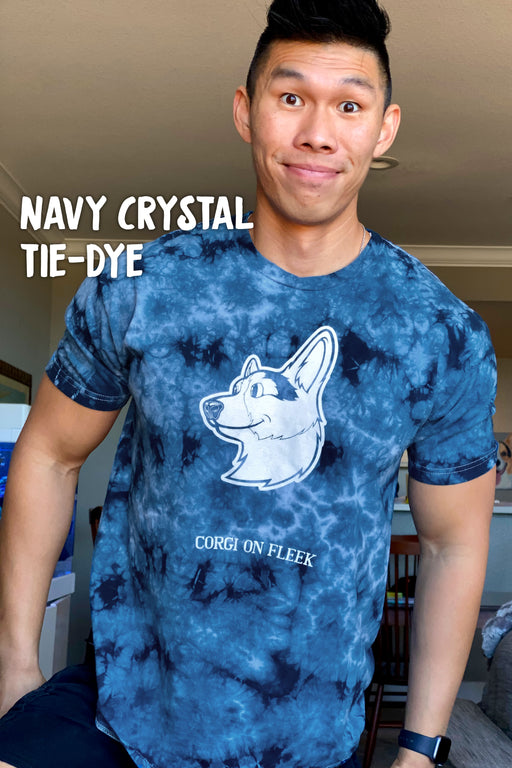 Special Tie-Dye Corgi Profile T-shirt [Limited Edition]