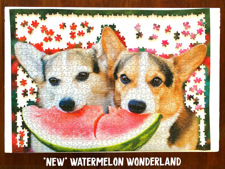 Galison Puzzle 1000 Pezzi – Il Museo Dei Corgi – Illustrazioni Simpatiche, 68 X 50 Cm, Riciclato
