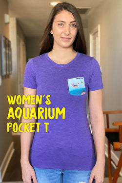 Ultra Soft Corgi Aquarium Pocket T-shirt